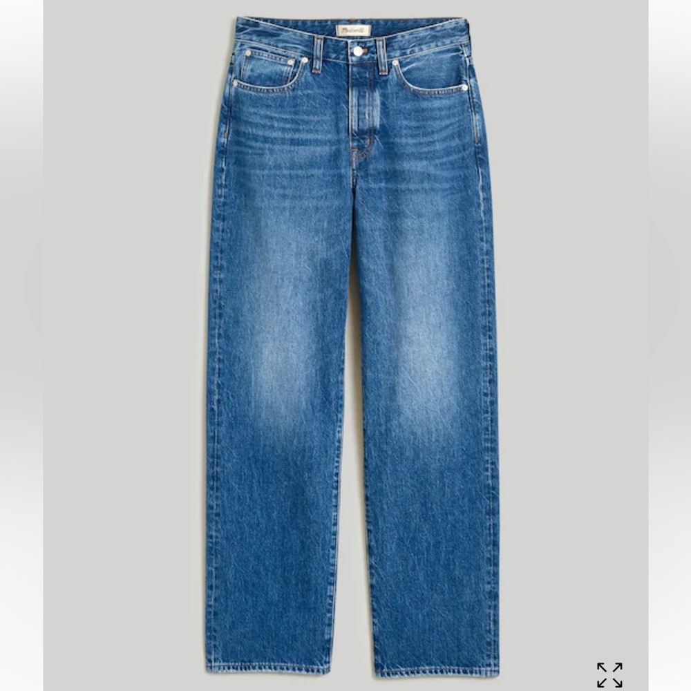 Madewell Curvy Low-Slung Straight Jeans